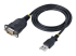 StarTech.com 3ft (1m) USB to Serial Cable, DB9 Male RS232 to USB Converter, USB to Serial Adapter for PLC/Printer/Scanner/Network Switches, USB to COM Port Adapter - Höger vinkel