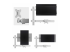 STARTECH Six-Monitor Desk Mount/Max 32 - Flera vinklar