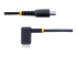 StarTech.com 6in (15cm) USB C Charging Cable Right Angle, 60W PD 3A, Heavy Duty Fast Charge USB-C Cable, USB 2.0 Type-C, Durable and Rugged Aramid Fiber, S20/iPad/Pixel - Framsidan