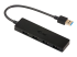 i-Tec USB 3.0 Slim Passive HUB - Höger vinkel
