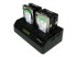 StarTech.com 4 Bay USB 3.0/ eSATA Hard Drive Duplicator Dock for 2.5" & 3.5" SATA/ IDE SSD HDD - Höger vinkel