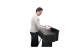HP DesignJet T650 - storformatsskrivare - Närbild
