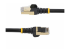 StarTech.com 2m CAT6A Ethernet Cable, 10 Gigabit Shielded Snagless RJ45 100W PoE Patch Cord, CAT 6A 10GbE STP Network Cable w/Strain Relief, Black, UL Certified Wiring/TIA - Flera vinklar