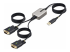 StarTech.com 13ft (4m) 2-Port USB to Serial Adapter Cable, Interchangeable DB9 Screws/Nuts, COM Retention, USB-A to DB9 RS232, FTDI, Level-4 ESD Protection, Windows/macOS/ChromeOS/Linux - Höger vinkel