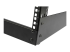 StarTech.com 4U 19" Desktop Open Frame Rack, 2 Post Free-Standing Network Rack Switch Depth for Patch Panel/Data/AV/IT/Communication/Studio/Computer Equipment 66lb Cap. w/ Cage Nuts/Screws - Närbild
