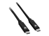 V7 - USB-kabel - 24 pin USB-C (hane) vändbar till 24 pin USB-C (hane) vändbar - Vänster vinkel