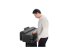 HP DesignJet T650 - storformatsskrivare - Vänster vinkel