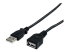 StarTech.com 3 m svart USB 2.0-förlängningskabel A till A – M/F - Höger vinkel
