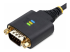 StarTech.com 3ft (1m) USB to Serial Adapter Cable, Interchangeable DB9 Screws/Nuts, COM Retention, USB-A to DB9 RS232, FTDI IC, Level-4 ESD Protection, Windows/macOS/ChromeOS/Linux - Närbild