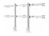 STARTECH Six-Monitor Desk Mount/Max 32 - Tillbaka