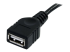StarTech.com 91 cm svart USB 2.0-förlängningskabel A till A – M/F - Närbild