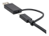 StarTech.com 1 m USB-C-kabel med USB-A-adapterdongel - Vänster vinkel